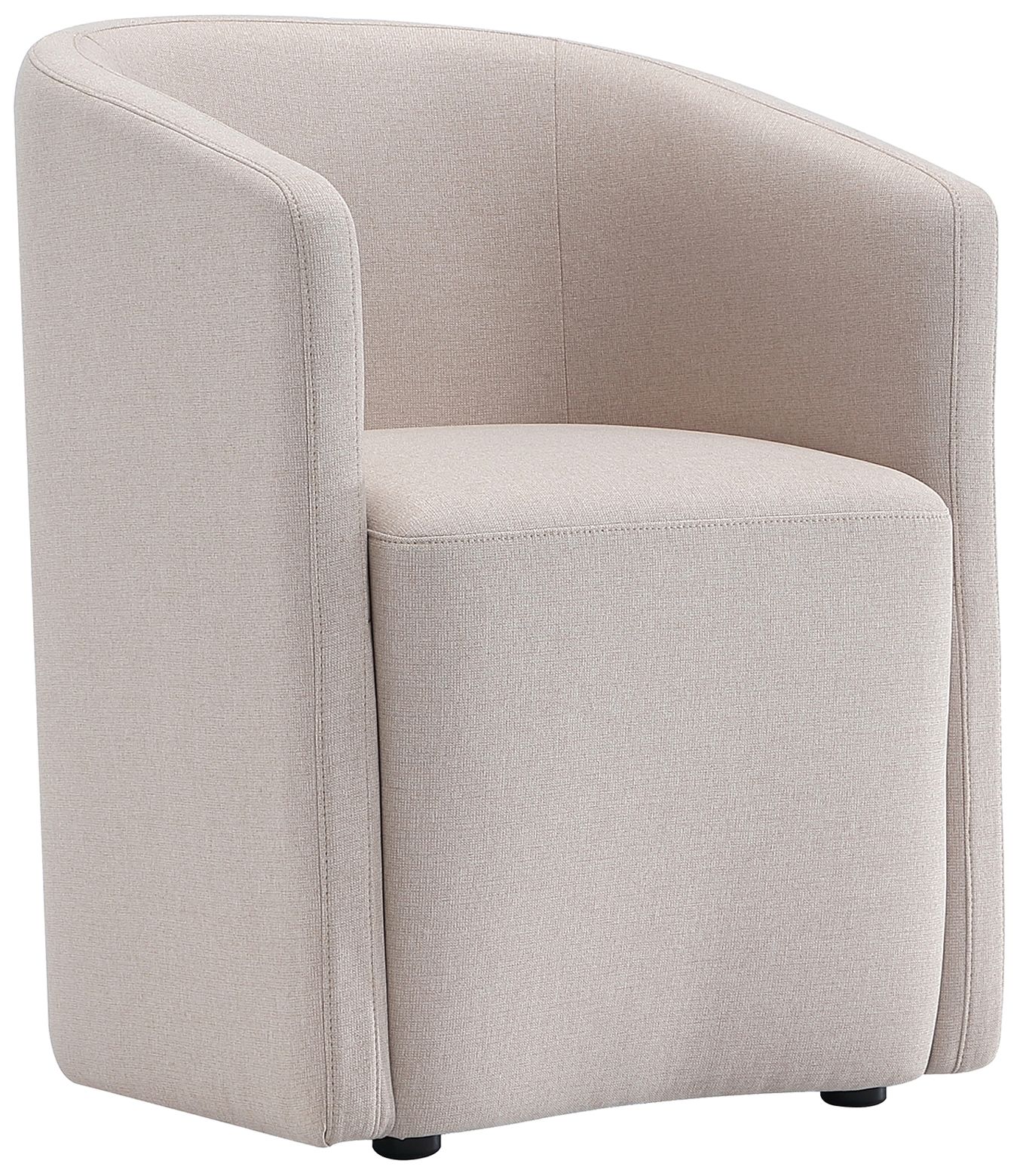 Image 2 Hearth Contemporary Modern Upholstered Armchair in Barley