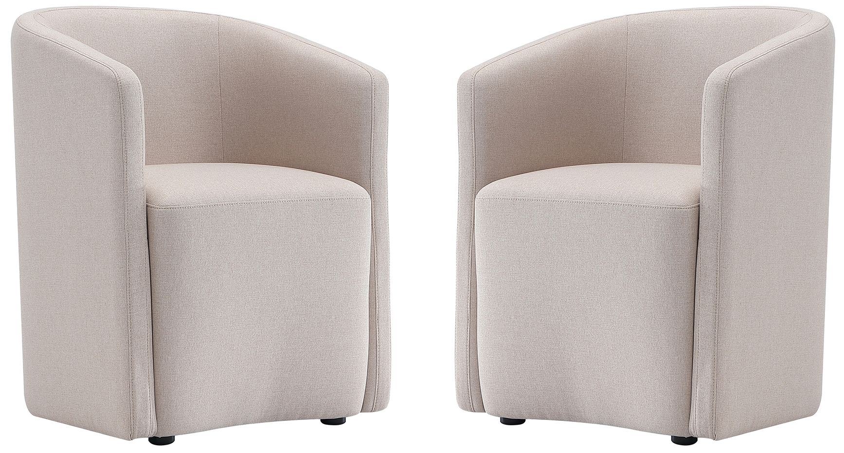 Hearth Contemporary Modern Upholstered Armchair in Barley