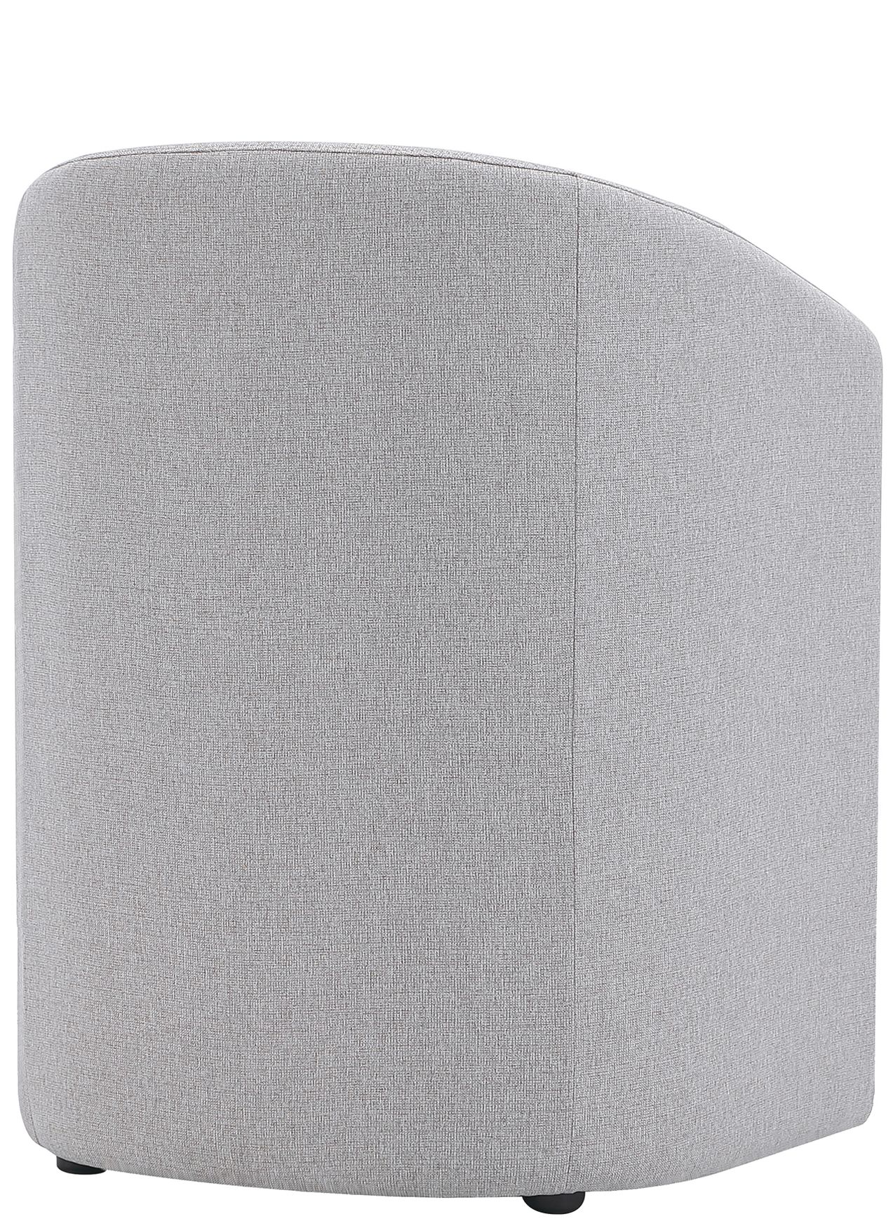 Hearth Contemporary Modern Upholstered Armchair in Light Gray