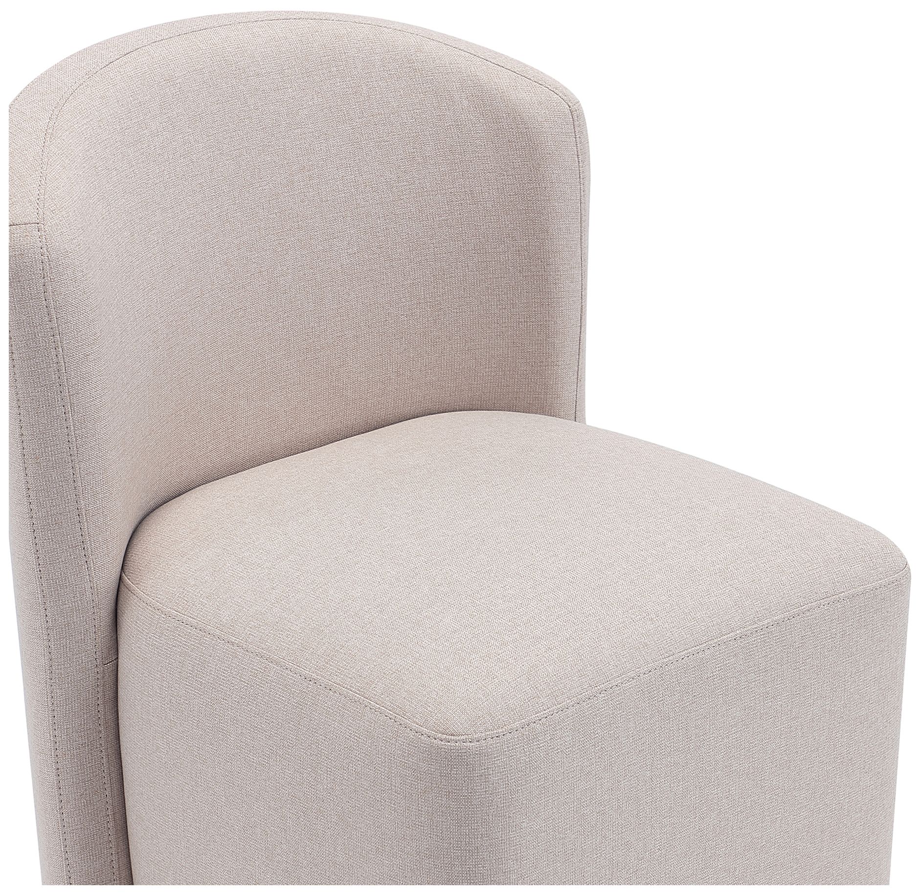 Image 6 Hearth Contemporary Modern Upholstered Side Chair in Barley more views