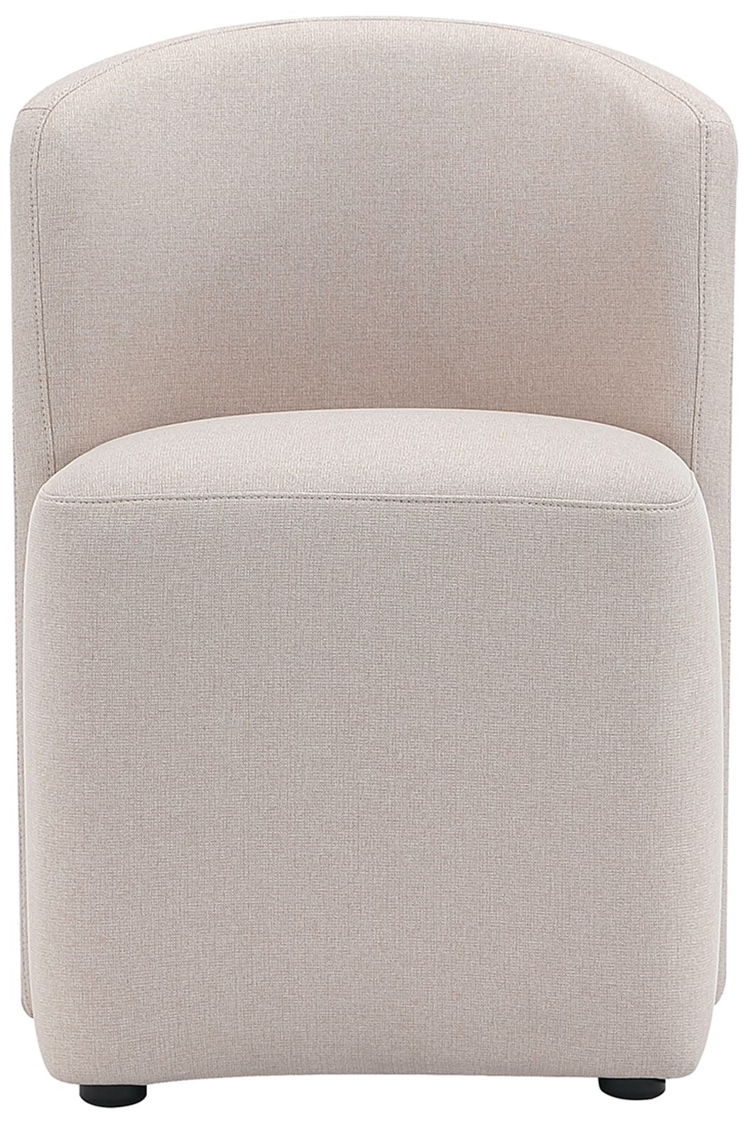 Image 7 Hearth Contemporary Modern Upholstered Side Chair in Barley more views