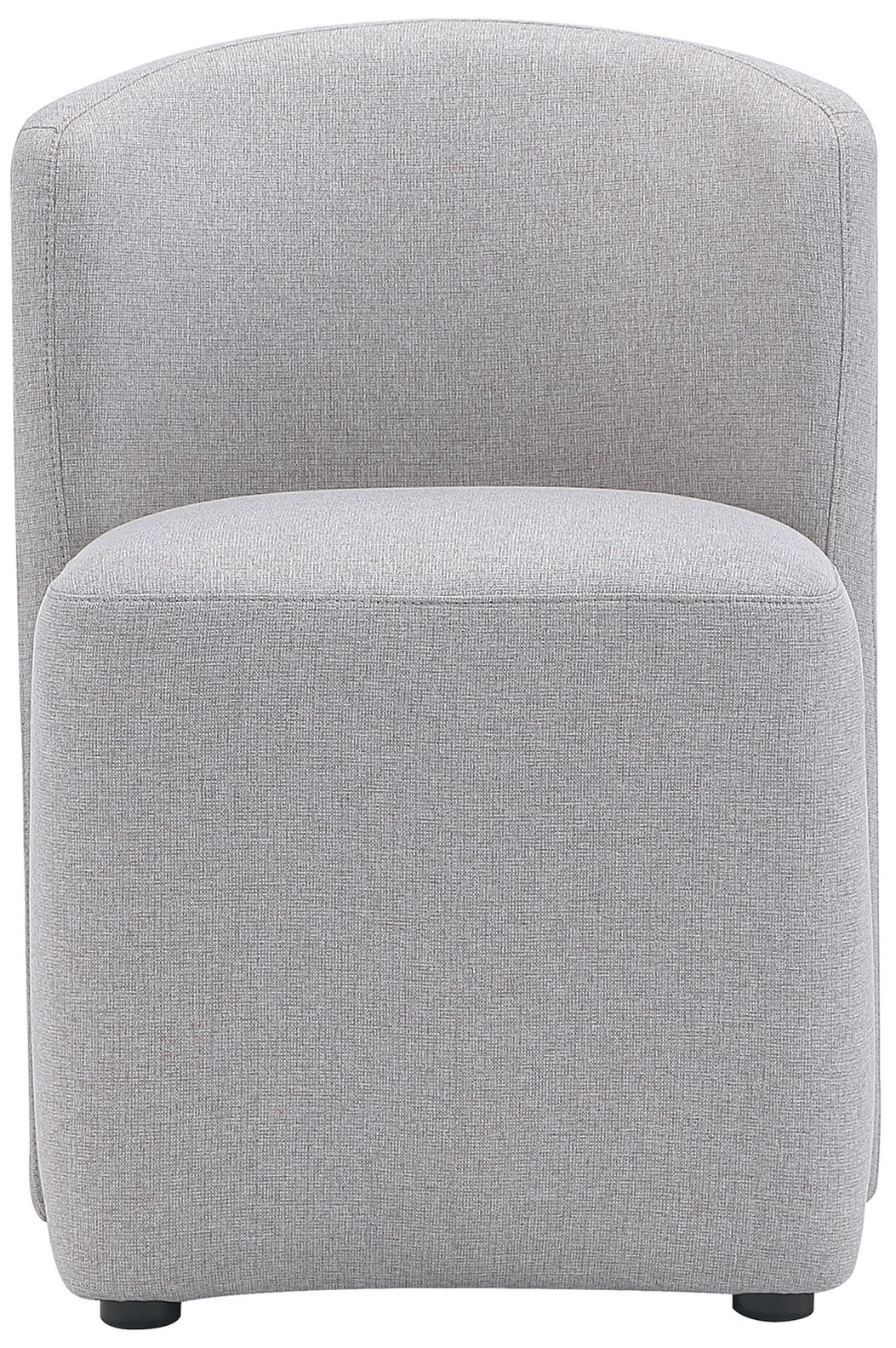 Image 7 Hearth Contemporary Modern Upholstered Side Chair in Light Gray more views