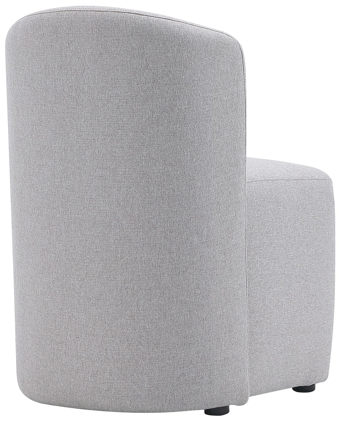 Hearth Contemporary Modern Upholstered Side Chair in Light Gray
