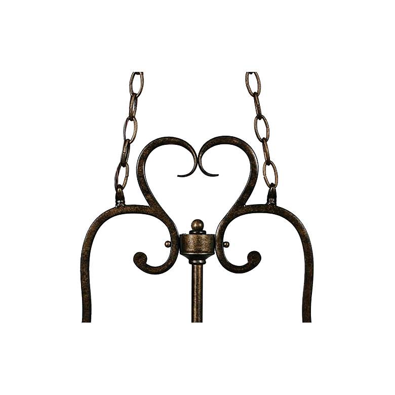 Image 4 Heartwood 40 1/4"W Burnt Sienna Kitchen Island Light Pendant more views