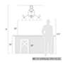 5_Heartwood 40 1/4"W Burnt Sienna Kitchen Island Light Pendant more views