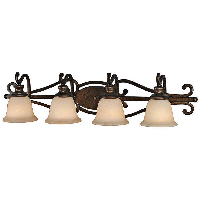 Image 1 Heartwood Collection Four Light Bathroom Wall Light