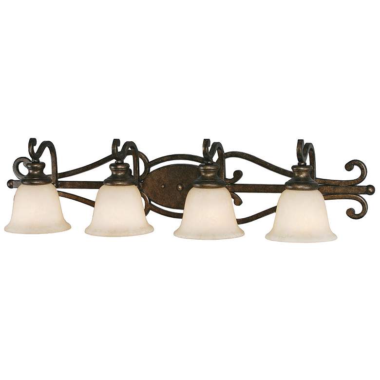 Image 1 Heartwood Collection Four Light Bathroom Wall Light