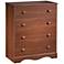 Heavenly Collection Royal Cherry 4-Drawer Chest