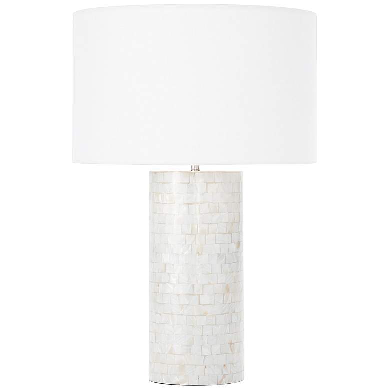 Image 3 Heavenly Natural Mother of Pearl Table Lamp