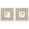 Heavenly Spring 11"W x 11"H Framed Art Set of 2