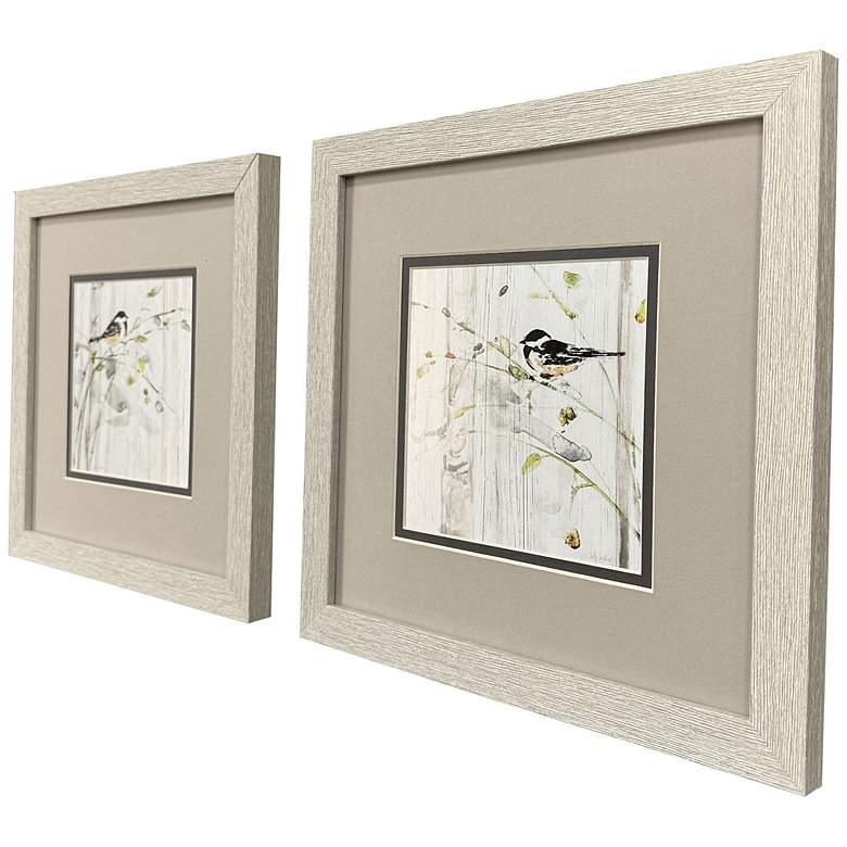 Image 2 Heavenly Spring 11"W x 11"H Framed Art Set of 2 more views