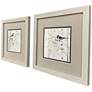 2_Heavenly Spring 11"W x 11"H Framed Art Set of 2 more views