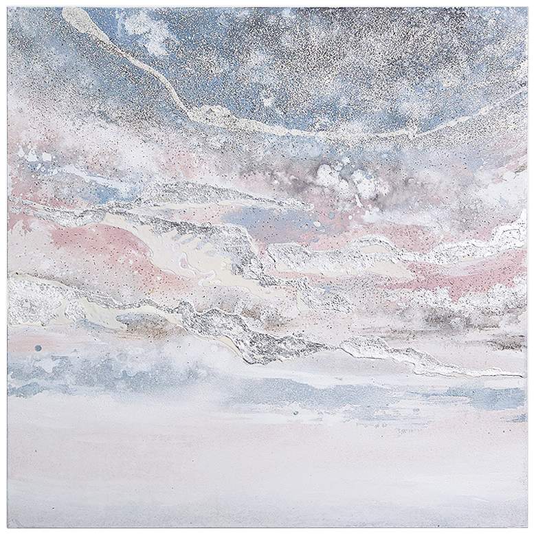 Image 3 Heavens 1 32" Square Textured Metallic 3-Piece Canvas Wall Art more views