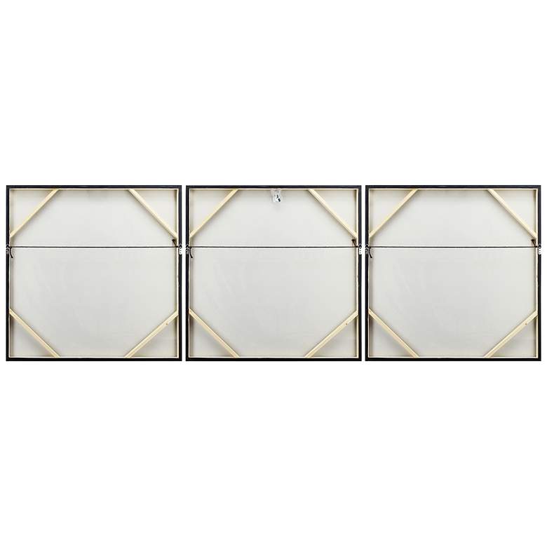 Image 6 Heavens 1 32" Square Textured Metallic 3-Piece Canvas Wall Art more views
