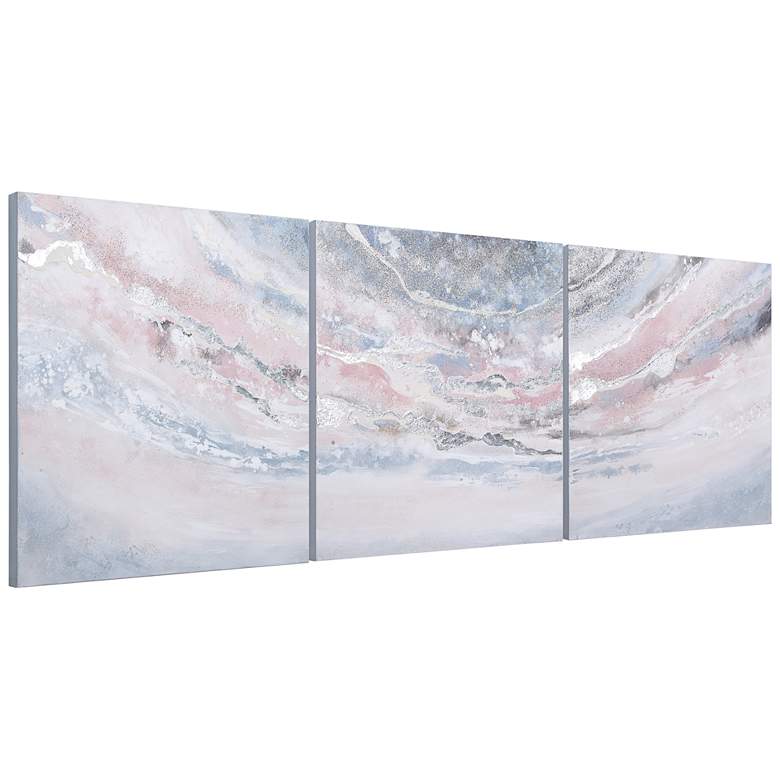 Image 7 Heavens 1 32 inch Square Textured Metallic 3-Piece Canvas Wall Art more views