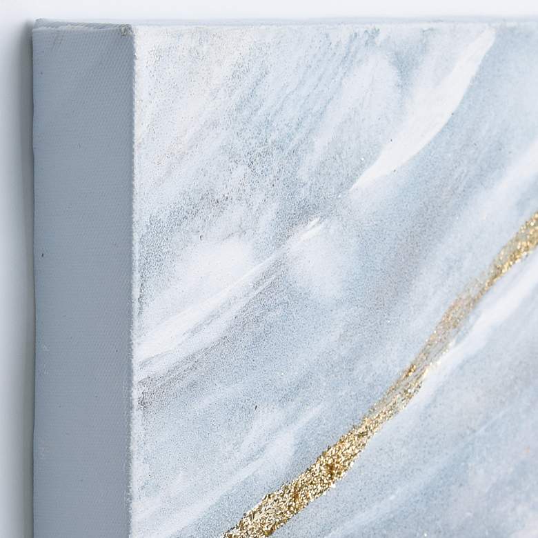 Image 4 Heavens 2 32" Square Metallic 3-Piece Canvas Wall Art Set more views