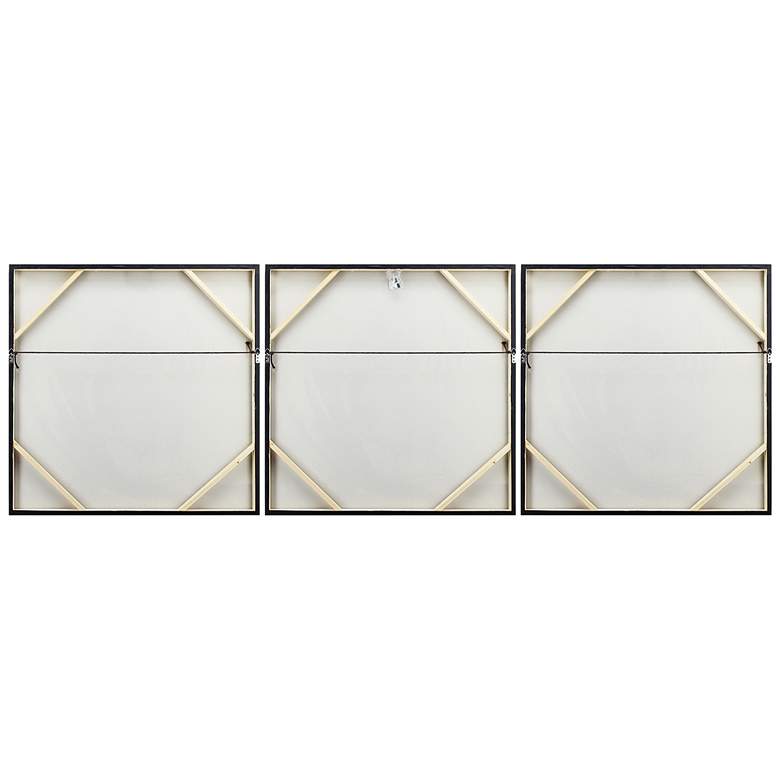 Image 6 Heavens 2 32" Square Metallic 3-Piece Canvas Wall Art Set more views