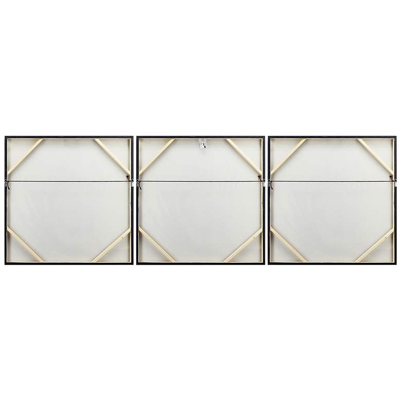 Image 6 Heavens 2 32 inch Square Metallic 3-Piece Canvas Wall Art Set more views