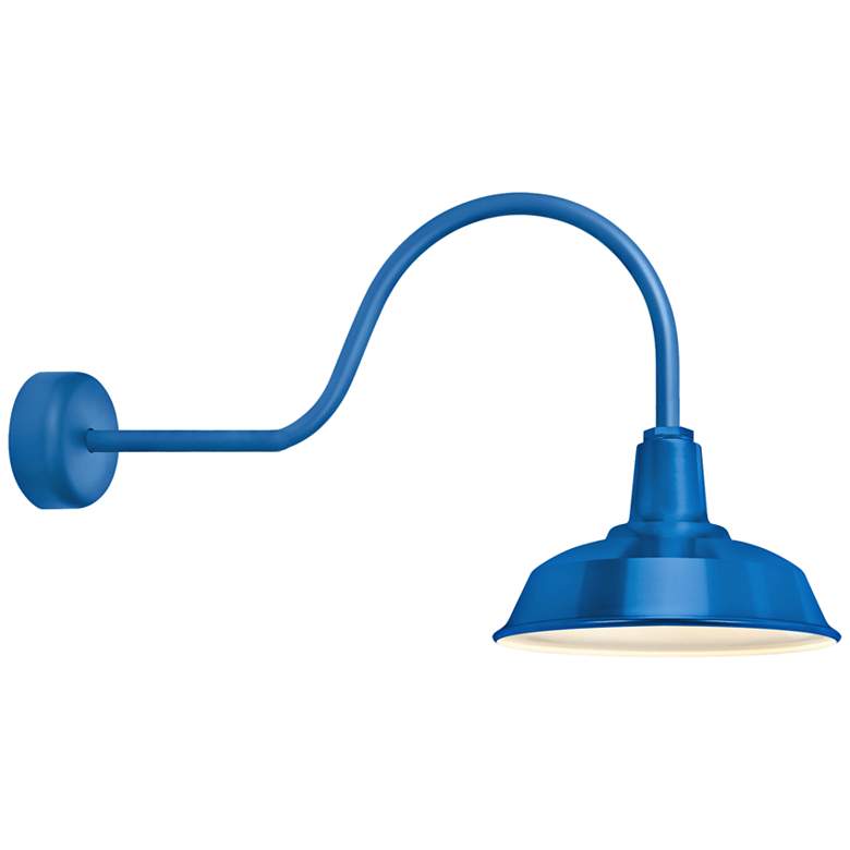 Image 1 Heavy Duty 21 1/4" High Blue Outdoor Wall Light