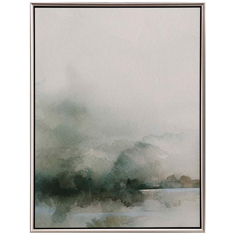 Image 1 Heavy Fog I 50" High Framed Giclee on Canvas Wall Art