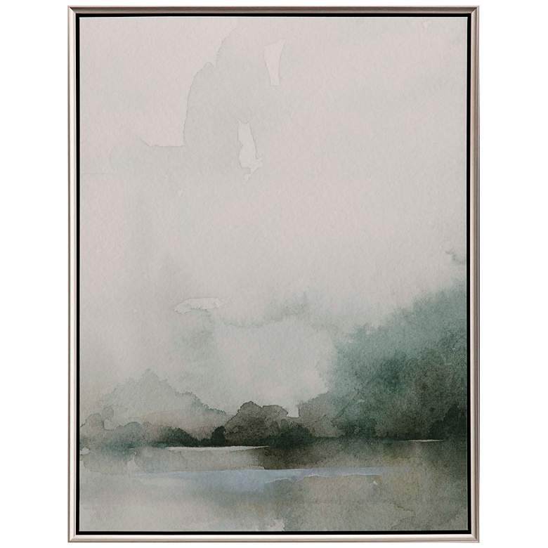 Image 1 Heavy Fog II 50" High Framed Giclee on Canvas Wall Art