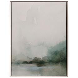Heavy Fog II 50&quot; High Framed Giclee on Canvas Wall Art
