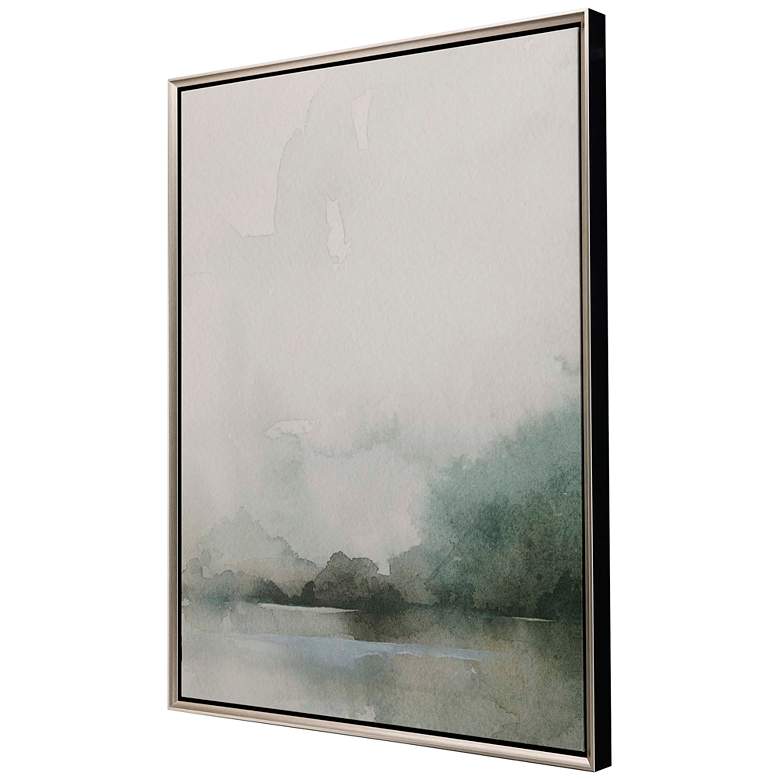 Image 4 Heavy Fog II 50" High Framed Giclee on Canvas Wall Art more views