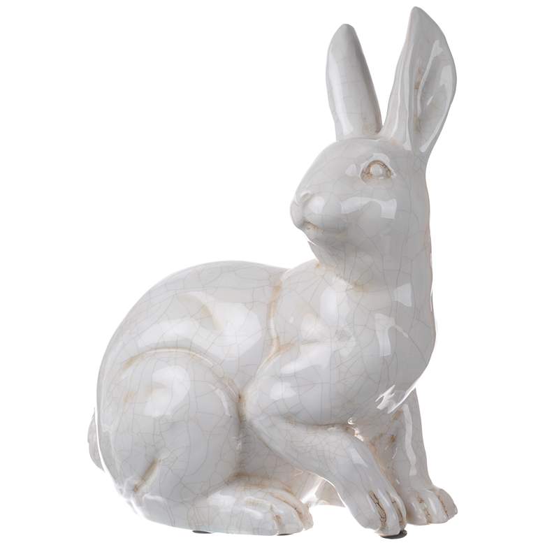 Image 1 Hector Alert 15.3 inch Long-Eared Rabbit Statuette
