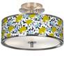 Hedge Giclee Glow 14" Wide Ceiling Light