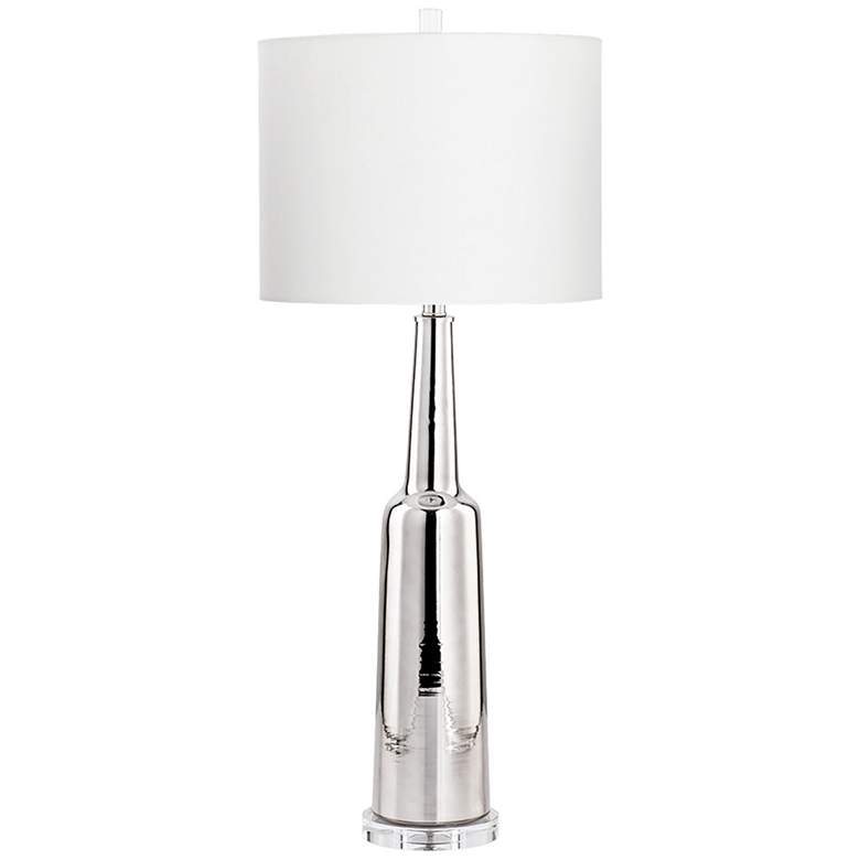 Image 1 Hedley Nickel Glass Table Lamp