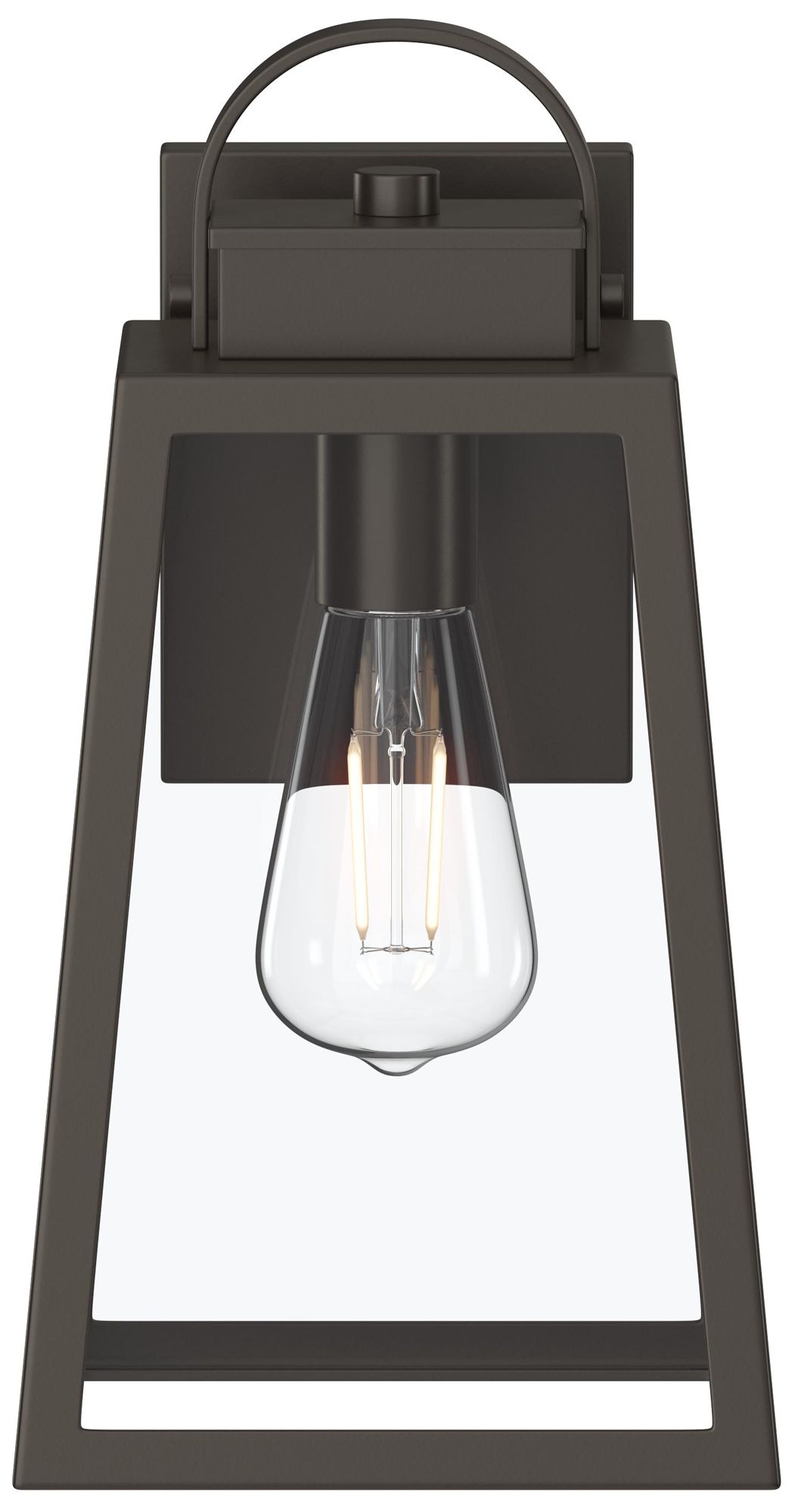 Hedry Medium Outdoor Wall Lantern with Clear Glass Panels