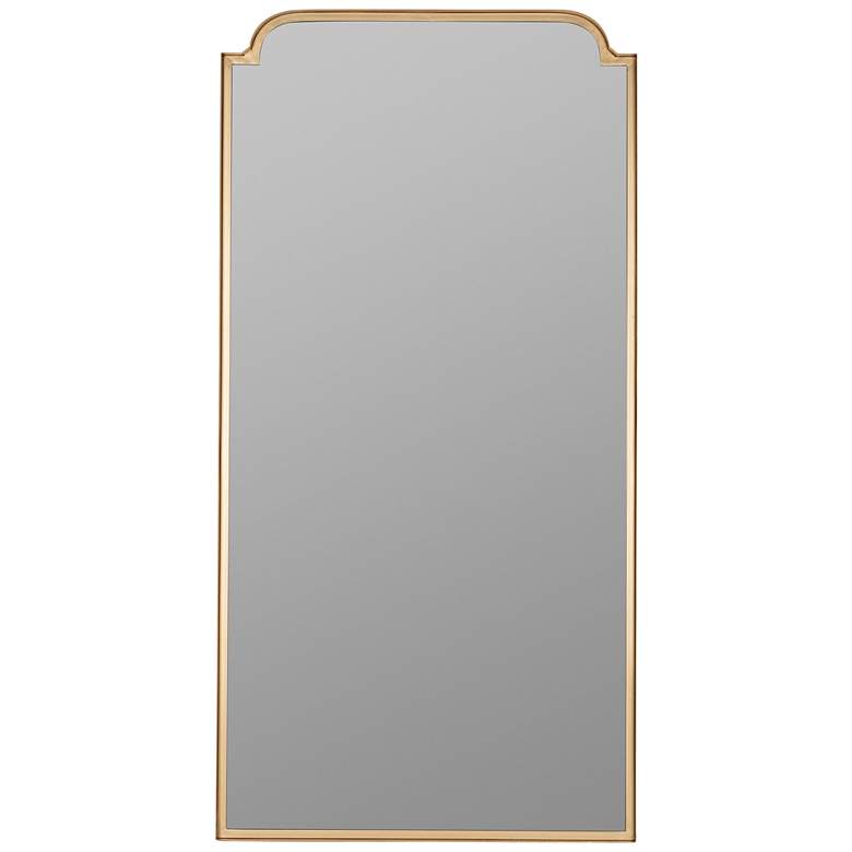 Image 2 Heidi Shiny Gold 24 inch x 47 1/2 inch Rectangular Wall Mirror