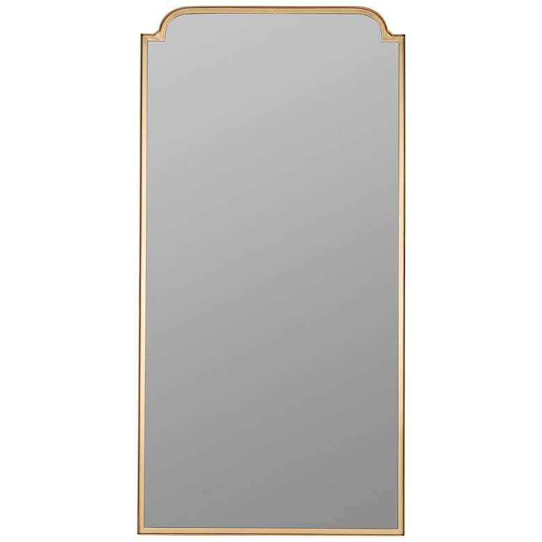 Image 2 Heidi Shiny Gold 24" x 47 1/2" Rectangular Wall Mirror