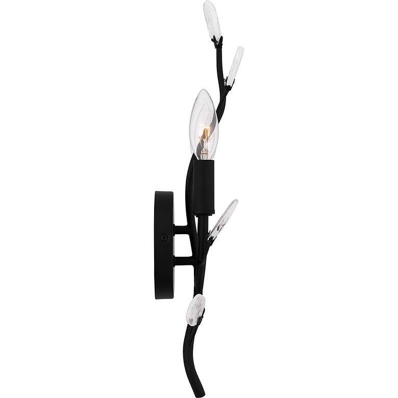 Image 5 Heiress 2-Light Matte Black Wall Sconce more views
