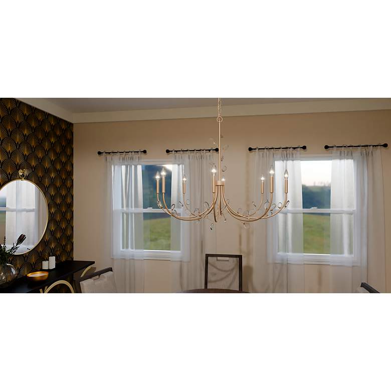 Image 7 Heiress 8-Light Bronze Gold Chandelier more views