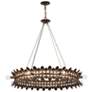 Thumbnail3 of Heiress 8-Light Chandelier in Patinated Bronze by Breegan Jane more views