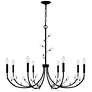 2_Heiress 8-Light Matte Black Chandelier