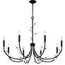 5_Heiress 8-Light Matte Black Chandelier more views