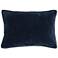 Heirloom Navy Velvet 20" x 14" Decorative Pillow