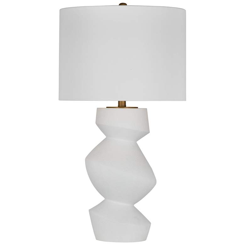Image 1 Helen 30" High Matte White Table Lamp