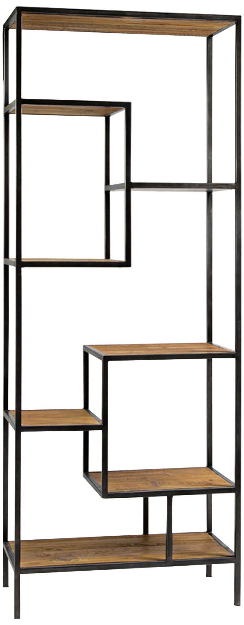 Modern industrial deals bookcase