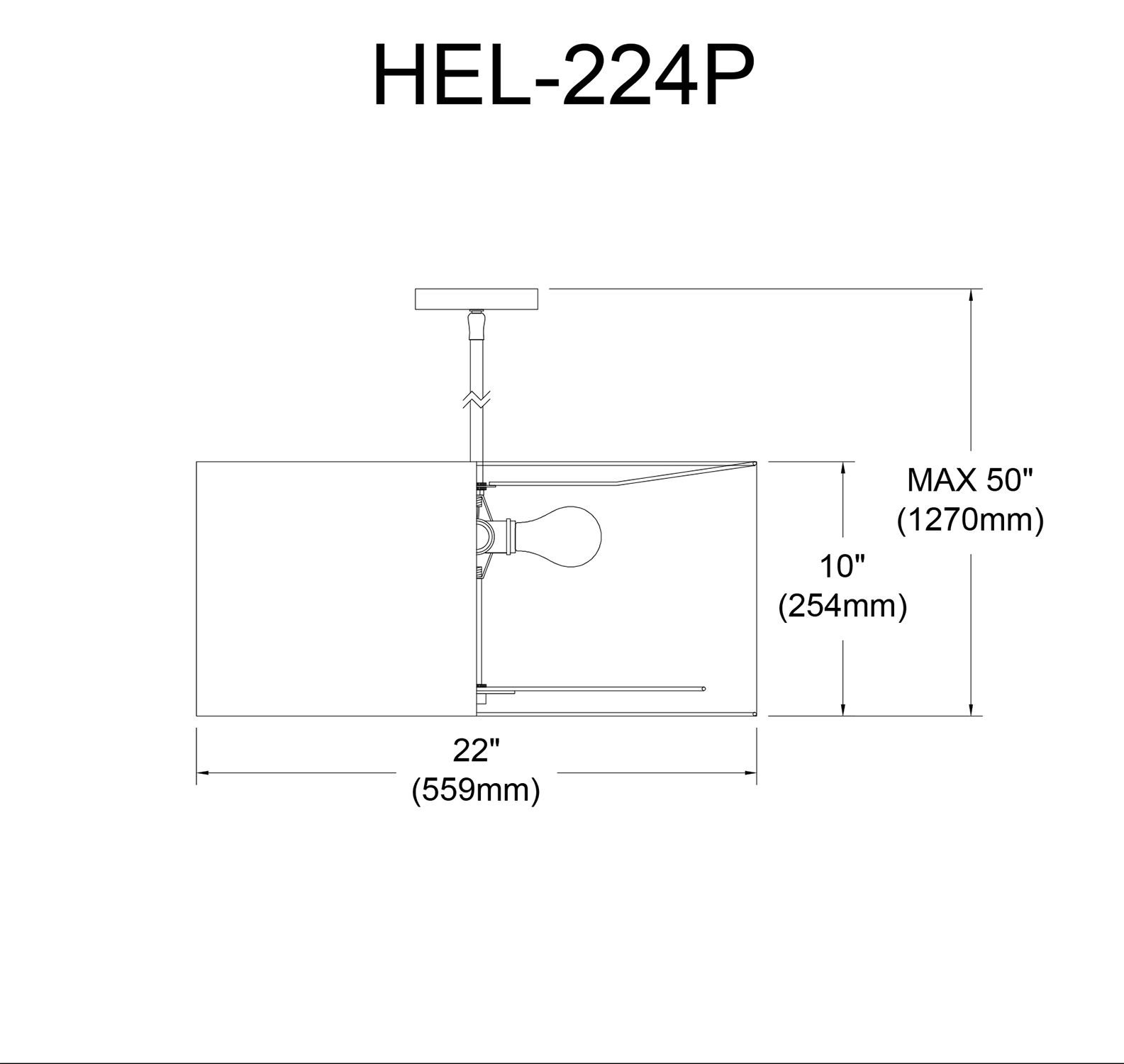 Image 3 Helena 22" Wide 4 Light Polished Chrome Pendant more views