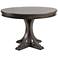 Helena 44" Wide Chardon Gray Wood Round Dining Table