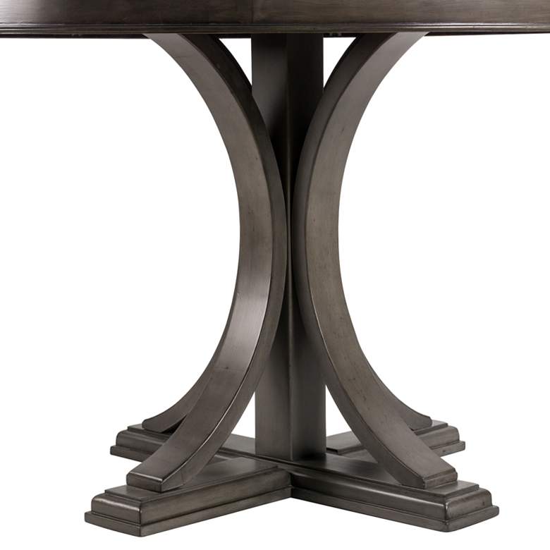 Image 5 Helena 44" Wide Chardon Gray Wood Round Dining Table more views