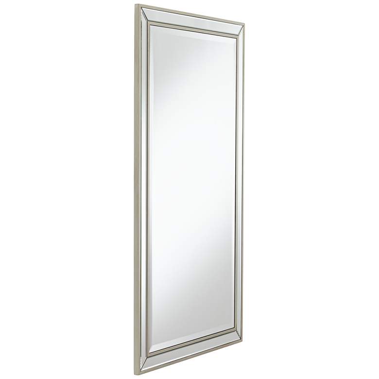 Image 5 Helena Antique Silver 25" x 42" Rectangular Wall Mirror more views