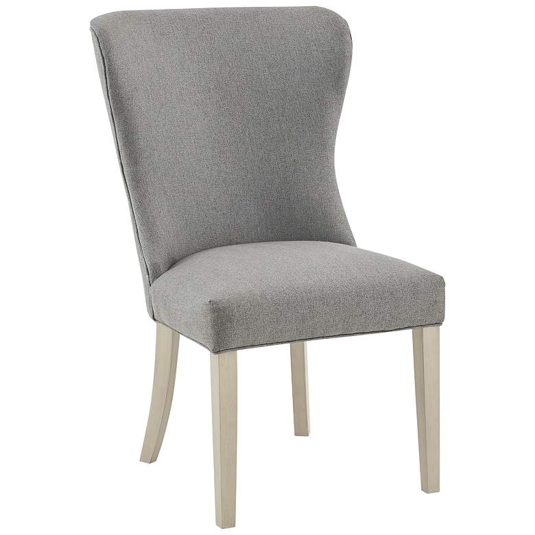 Image 2 Helena Light Gray Fabric Dining Side Chair