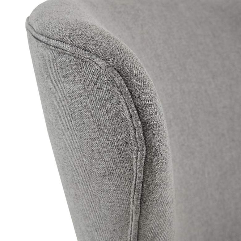 Image 3 Helena Light Gray Fabric Dining Side Chair more views