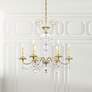 1_Helenia 30"H x 28"W 6-Light Crystal Chandelier in Heirloom Silver
