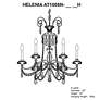 5_Helenia 30"H x 28"W 6-Light Crystal Chandelier in Heirloom Silver more views