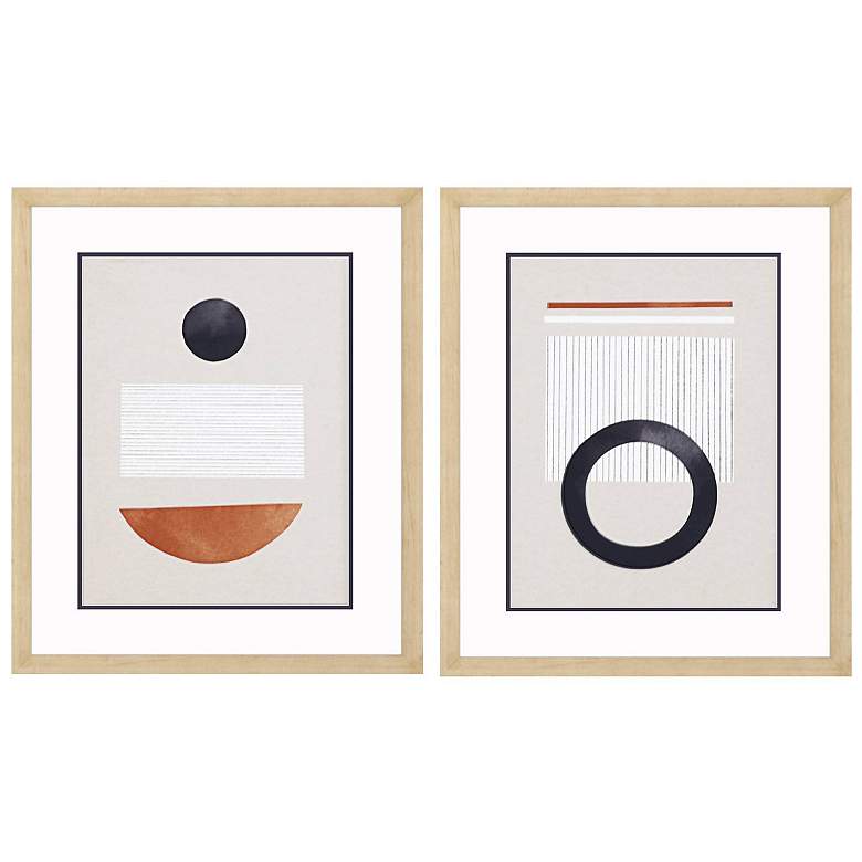 Image 1 Helgo Kalvo 18"W x 22"H Framed Art Set of 2